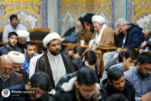 مجلس ترحیم حجت الاسلام والمسلمین سید جعفر طباطبایی در دانشگاه علوم اسلامی رضوی