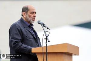 آیین رونمایی یادمان شهید گمنام زائرشهر رضوی