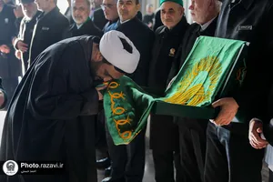 بدرقه کاروان اعزامی آستان قدس رضوی به کرمان