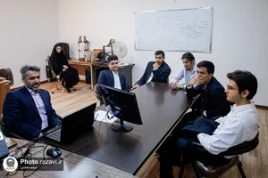 حضور دانش&zwnj;آموزان افتخارآفرین تیم ملی المپیاد هوش مصنوعی در دبیرستان و دانشگاه امام رضا علیه&zwnj;السلام 