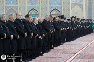 آیین تعویض پرچم گنبد و پوش ضریح مطهر حضرت رضا علیه&zwnj;السلام به مناسبت حلول ماه ربیع&zwnj;الاول