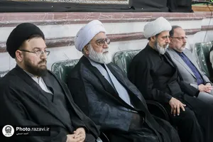 حضور تولیت آستان قدس رضوی در مراسم عزاداری افغانستانی&zwnj;های مقیم مشهد