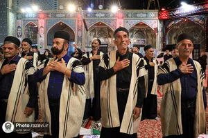 عزاداری سنتی شب ششم محرم در &laquo;حسینیه حرم&raquo;