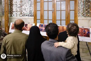 روایت تصویری از مبارزات رهبر شهید در دوران پیش از انقلاب در رواق دارالعباده