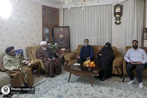 دیدار تولیت آستان قدس رضوی با خانواده&zwnj;ی شهدا