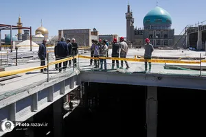 بازدید معاون فرهنگی اجتماعی معاون اول رئیس جمهور از فعالیت&zwnj;های عمرانی حرم مطهر رضوی