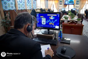 پاسخگویی تلفنی سرپرست مدیریت انتظامات و تشریفات حرم مطهر رضوی به مخاطبان سامانه ۱۳۸ 