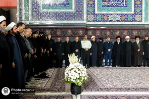 آیین خطبه&zwnj;خوانی شب عاشورای حسینی در حرم مطهر رضوی -1