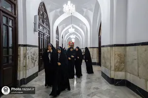 اعتکاف دخترانه دانش آموزان دبیرستان&zwnj;های امام رضا علیه&zwnj;السلام-1