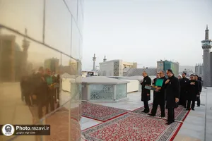 آیین اذن عزای ماه محرم در حرم مطهر رضوی-2