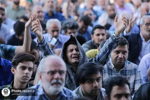 قرائت دعای عرفه در حرم مطهر رضوی-1