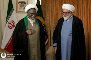 دیدار تولیت آستان قدس رضوی با شیخ ابراهیم زکزاکی