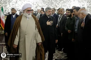 دیدار جمعی از مداحان با تولیت آستان قدس رضوی