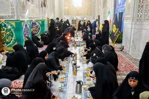 مراسم عزاداری زائرین غیر ایرانی به مناسبت شهادت امام کاظم علیه السلام