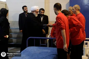 حضور تولیت آستان قدس رضوی در آسایشگاه شهید بهشتی مشهد