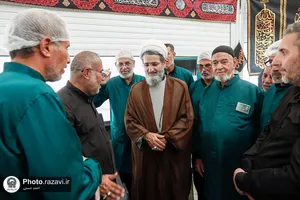 پذیرایی هیأت احباب الرسول عراق در چایخانه غدیر
