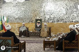 دیدار ائمه جمعه استان سیستان و بلوچستان با تولیت آستان قدس رضوی