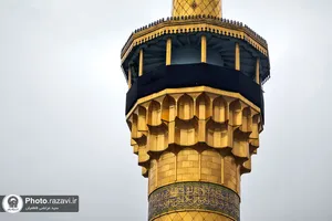 سیاه&zwnj;پوشی حرم مطهر رضوی در آستانه شهادت امام صادق علیه&zwnj;السلام