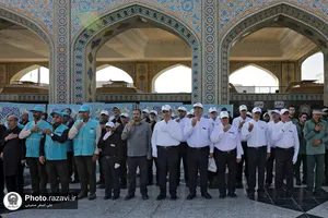عزاداری روز شهادت امام سجاد در حرم مطهر رضوی