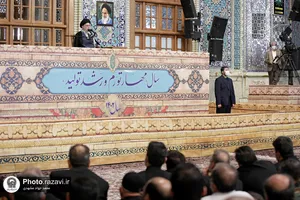 سخنرانی نوروزی رهبر معظم انقلاب در حرم مطهر رضوی