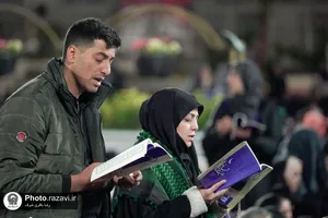 مراسم احیا شب بیست و یکم ماه مبارک رمضان در حرم مطهر رضوی-2