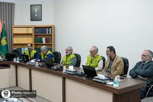 مراسم اهداء احکام سرکشیک&zwnj;ها و معاونین کشیک&zwnj;های &laquo;خدمت علمی&raquo; در آستان قدس رضوی