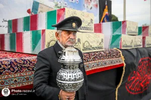 مراسم استقبال از ۱۲ شهید گمنام در مشهد