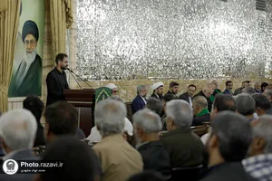دیدار ستایشگران، شاعران آیینی و مسئولان هیئات مذهبی مشهد با تولیت آستان قدس رضوی