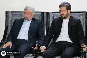 دیدار مدیر عالی حرم مطهر رضوی با خانواده شهید عباسعلی هاشمی برزگری