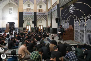 عزاداری نوجوانان در هفتمین روز شهادت امام حسین علیه السلام