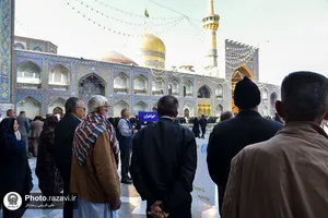 تشرف کاروان زیارت اولی بیماران خاص استان کرمان به حرم مطهر رضوی