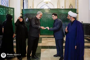 پذیرایی از پزشکان مشهدی در مهمانسرای حضرت
