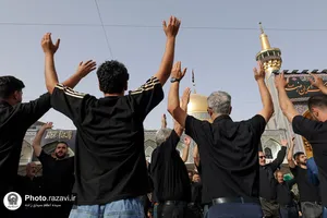 عزاداری روز شهادت امام رضا علیه&zwnj;السلام در حرم مطهر رضوی-2