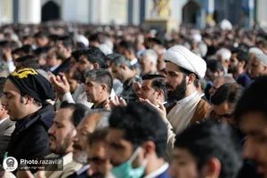 اقامه نماز عید سعید فطر در حرم مطهر رضوی - 2