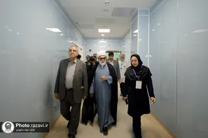 آیین افتتاح مرکز درمان ناباروری بیمارستان رضوی
