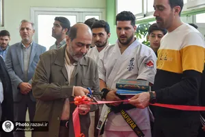 افتتاح سالن ورزش&zwnj;های رزمی مجموعه ورزشی شهید دارایی