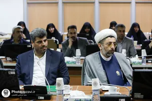 مراسم تکریم و معارفه مدیر خدمه حرم مطهر رضوی