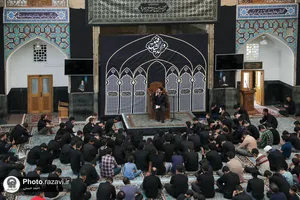 عزاداری نوجوانان در هفتمین روز شهادت امام حسین علیه السلام