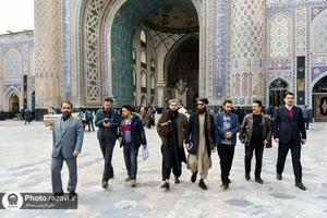 بازدید مسئولین اداره میراث فرهنگی و گردشگری هرات افغانستان از حرم مطهر رضوی