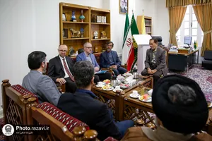 بازدید رئیس کتابخانه غازی خسروبیک از موسسات فرهنگی آستان قدس رضوی