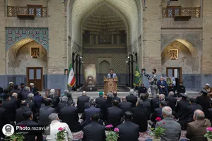 آیین بازگشایی بنای تاریخی مدرسه دو درب