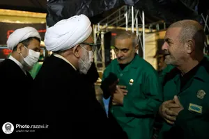 حضور تولیت آستان قدس رضوی در گلزار شهدای کرمان