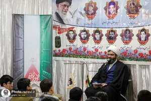 حضور تولیت آستان قدس رضوی در مدرسه علمیه الحجة