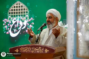 تشرف جمعی از بسیجیان شهرستان جهرم به حرم مطهر رضوی