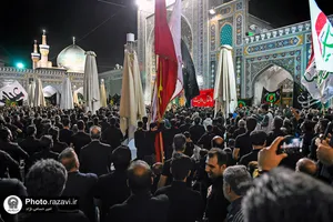 حال و هوای حرم مطهر رضوی در شب شهادت امام رضا(علیه&zwnj;السلام)