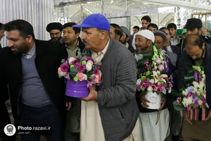 جشن عید مبعث در حرم مطهر رضوی