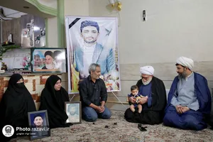 دیدار تولیت آستان قدس رضوی با خانواده جانباختگان حادثه معدن طبس