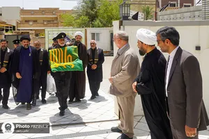 حضور کاروان خدام حرم مطهر رضوی در مسیر پیاده&zwnj;روی اربعین حسینی-1