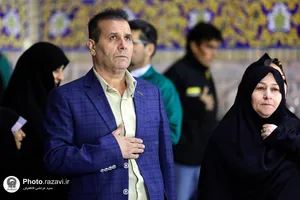 حال و هوای حرم مطهر رضوی در شب میلاد امام حسن مجتبی علیه السلام
