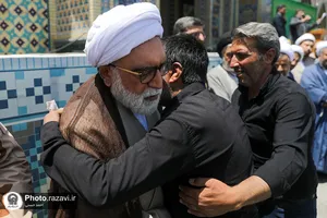 تشییع پیکر شهدای حادثه تروریستی سراوان در مشهد